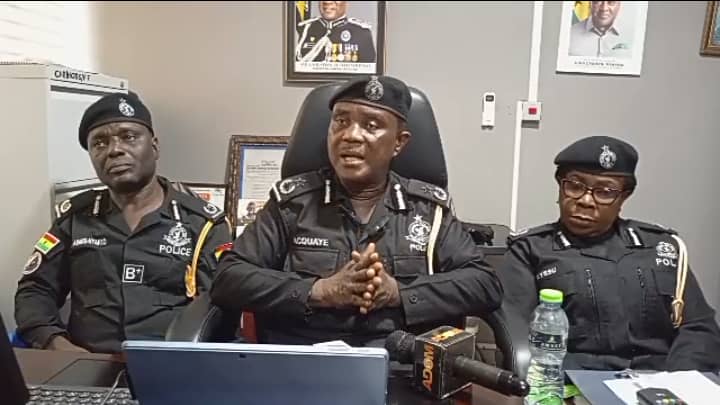 Police arrest 100 suspects in Assin Wurakese following armed attack on health centre patient