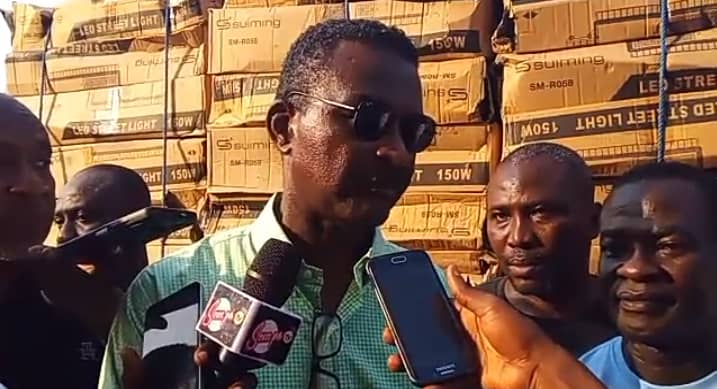 Cape Coast South MP calls for action as dark streets plague constituency despite new streetlight donation