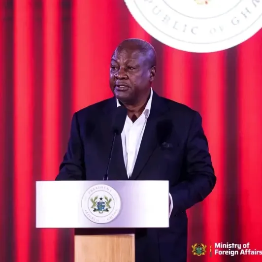 President Mahama meets diplomatic corps, highlights country's progress