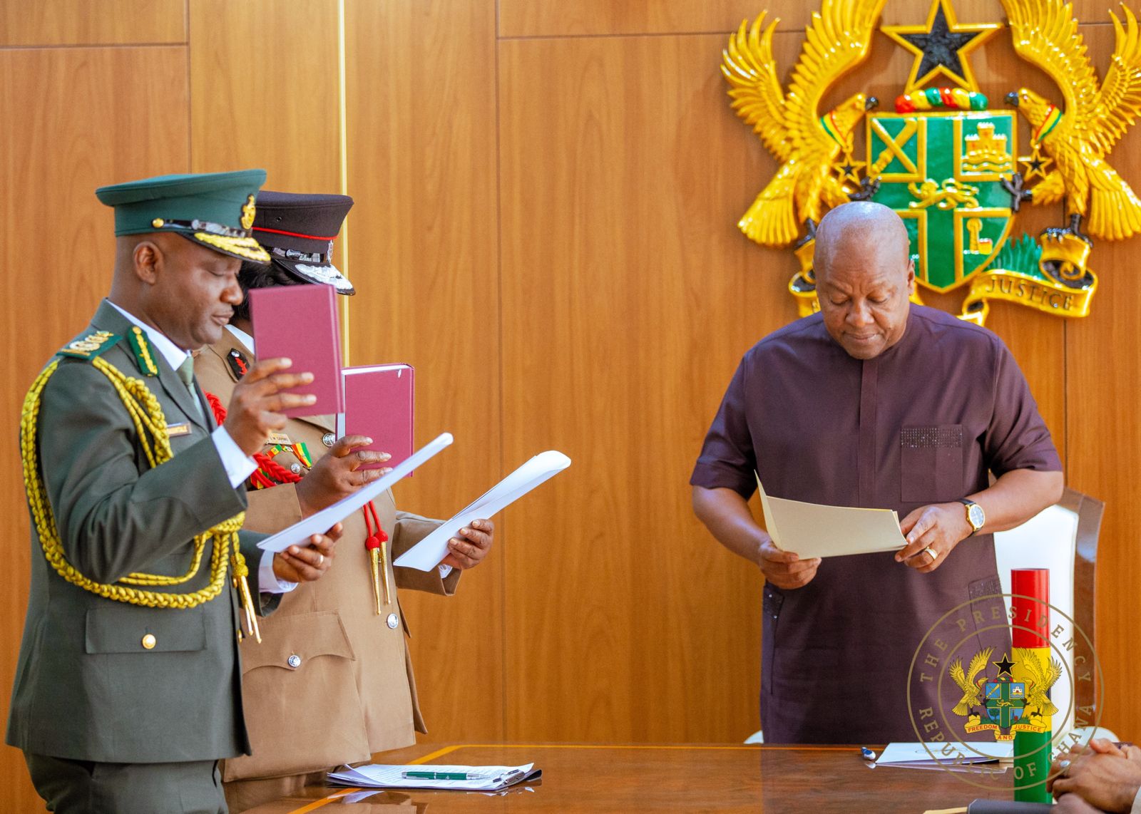 President Mahama appoints new leaders for Fire and Immigration Services