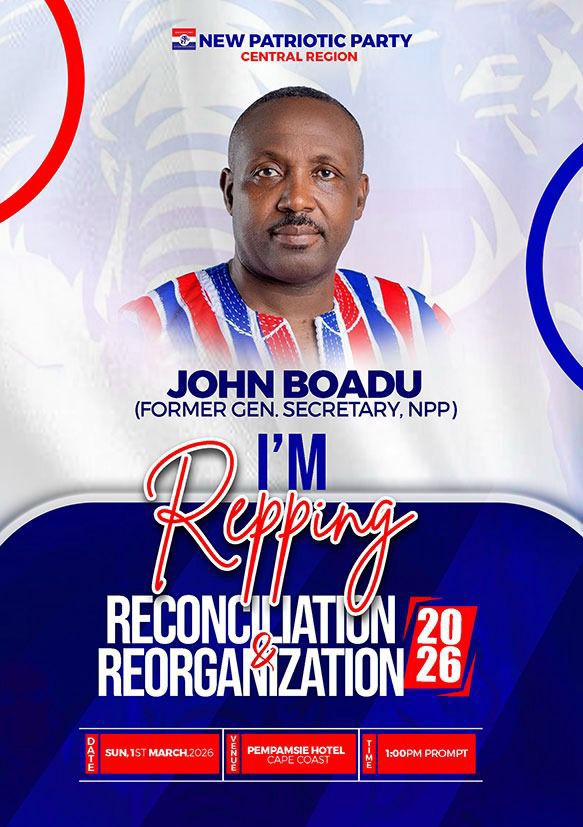 John Boadu set to engage in strategic Political outreach in Central Region