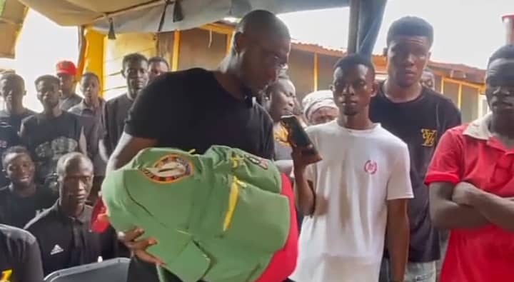 Tears flow as Aduana Stars present slain player’s belongings to family