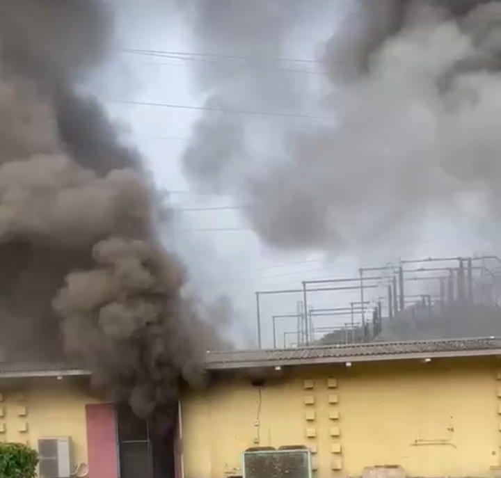 Akosombo Dam Powerhouse engulfs fire