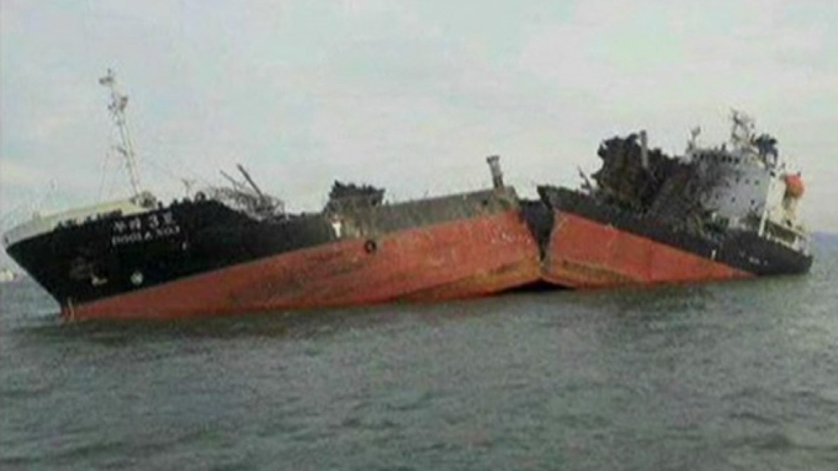 Suspected strike hits South Korean vessel and causes explosion