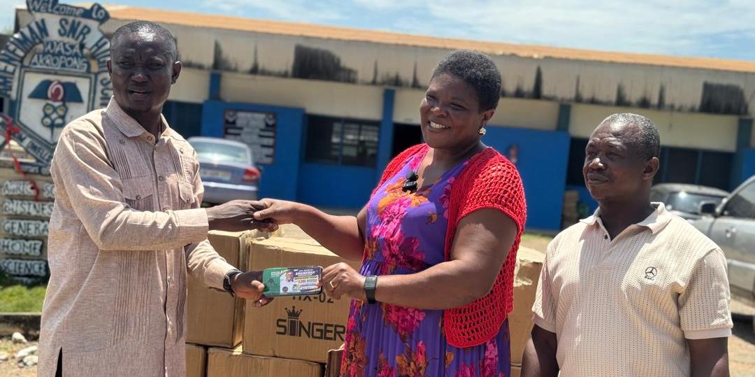 Amenfi East MP supports BECE candidates with 3,200 math sets, pledges full scholarship
