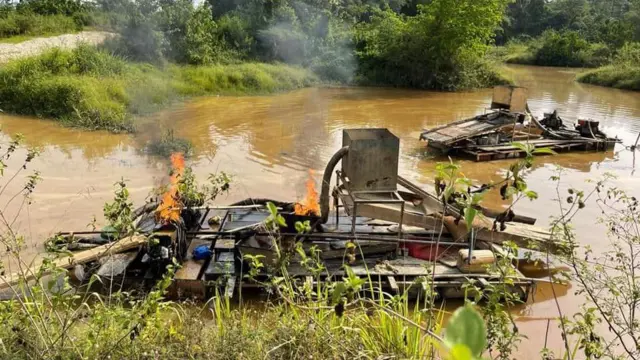 EPA causes arrest of illegal miner over pollution of Ankobrah tributary