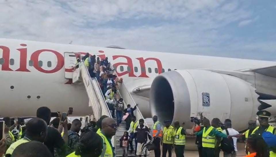 Ghana welcomes 300 repatriated citizens from South Africa amid xenophobic attacks on nationals.