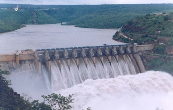 Weija Dam Spill gates opened in controlled release after heavy rains