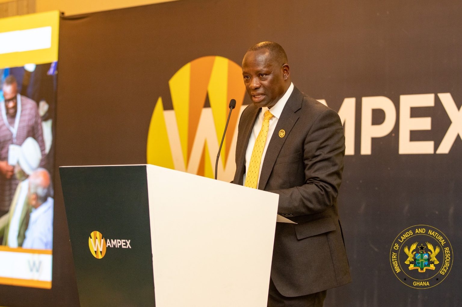 Lands Minister calls for responsible mining to drive West Africa’s sustainable development at WAMPEX 2026