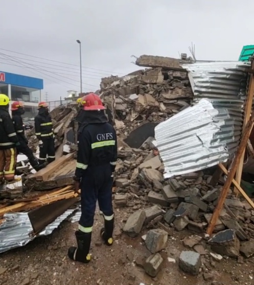 Building collapse in North Industrial Area; at least two rescued, others feared trapped