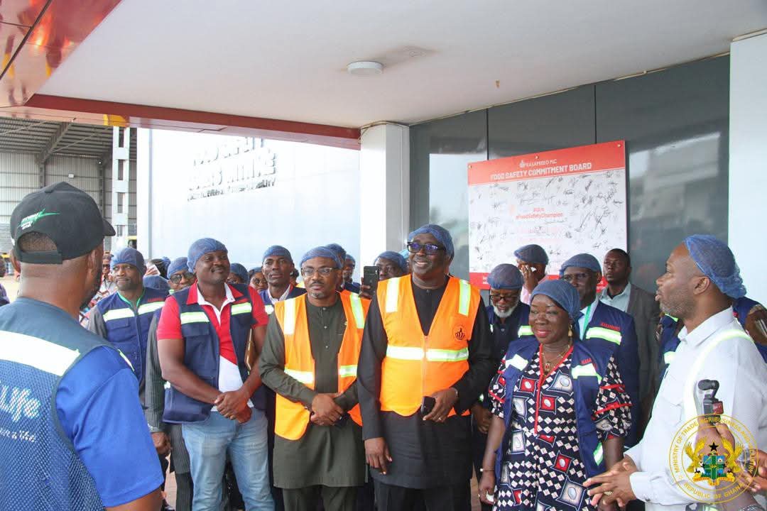 Trade Minister leads ECOWAS ministers on industrial tour of Kasapreko