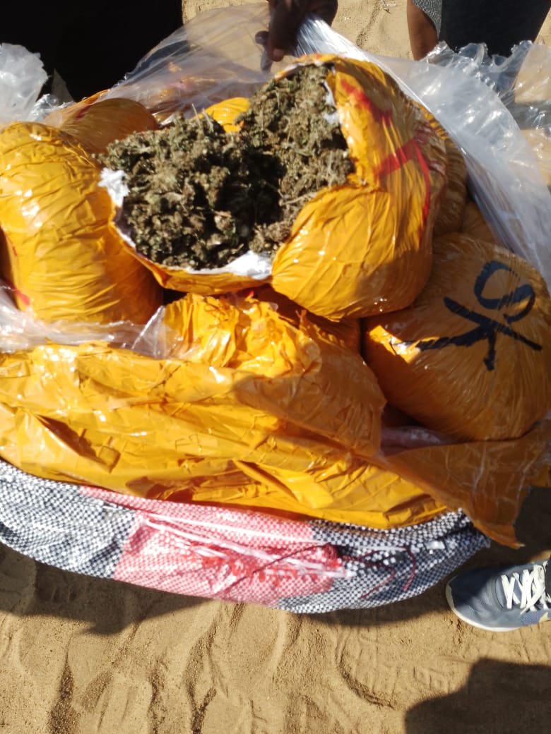 Tema marine police seize 2,213 slabs of suspected Indian hemp in Volta River interception